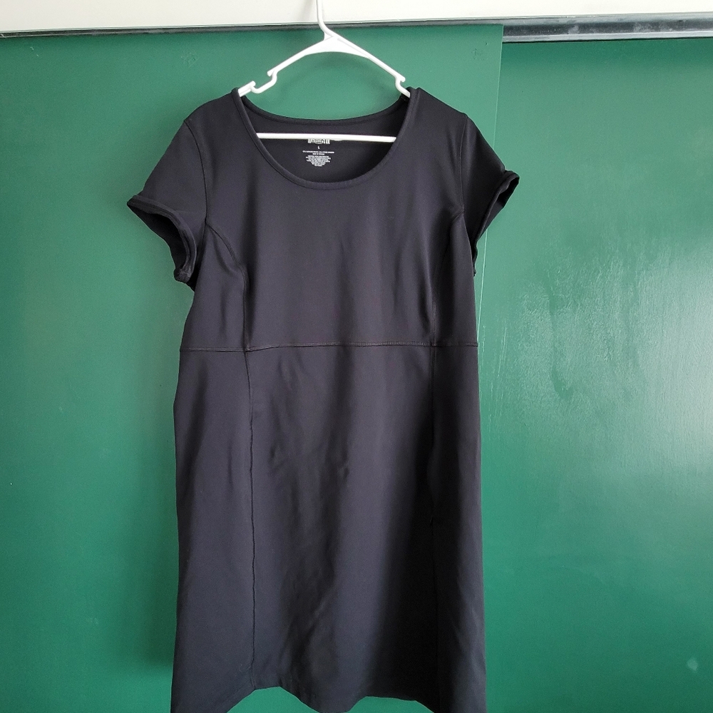 Duluth Trading Company Stretch Black work Dress Size L